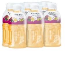 Mogu Mogu Nata De Coco Passion Fruit 320ML 6pk