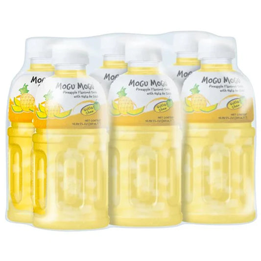 Mogu Mogu Nata De Coco Pineapple 320ML 6pk